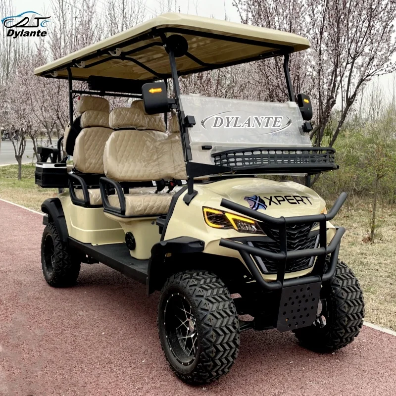 

Best Selling New Custom Solar Panel Powered 6 Seater Hunting Smart Golf Cart 4 Seater Small Electric Golf Cart