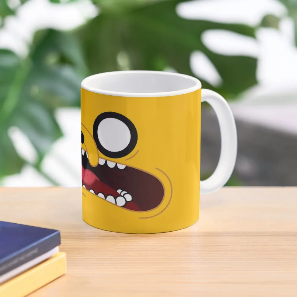 Jake The Dog Classic  Mug Image Design Printed Coffee Tea Simple Handle Round Cup Gifts Drinkware Picture Photo