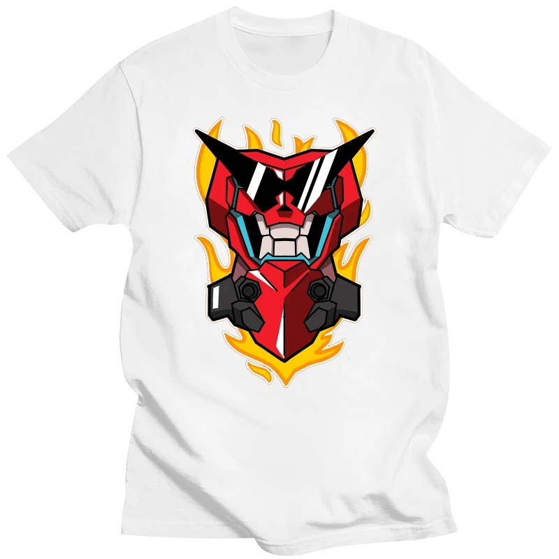 Pure Cotton Popular Tengen Toppa Gurren-Lagann Tee Shirt For Men Short Sleeve S-6XL Big Size T Shirt