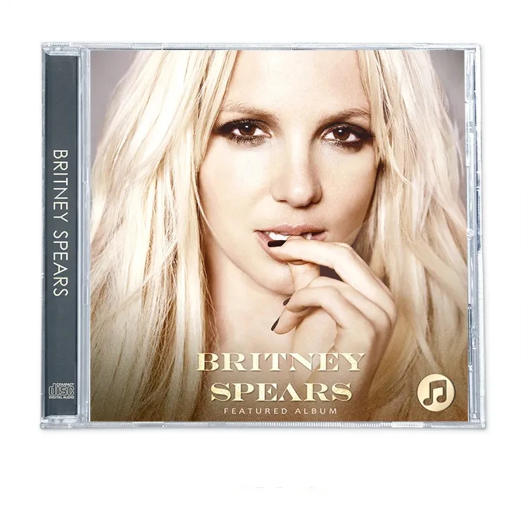 Pop britney spears música cd maiores sucessos álbum festa de pijama 2 pçs registro de música cosplay walkman carro soundtracks caixa festa música