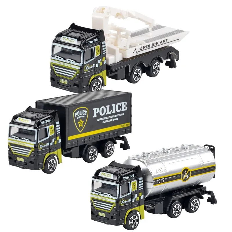 Camion de pompier Sam le pompier pour garçons, jouet modèle de course, véhicule à moteur en plastique ABS, figurines d'action de voiture, alliage