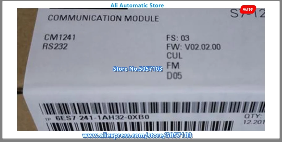 6ES7241-1AH32-0XB0 CM1241 RS-232 6ES7 241-1AH32-0XB New PLC Module