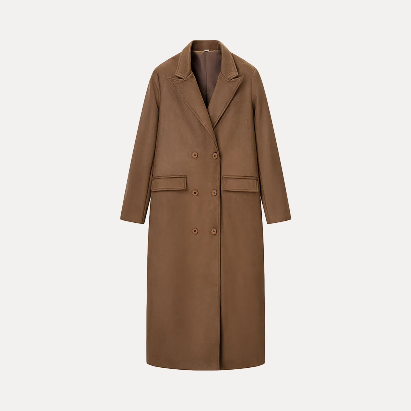 Faionable بدلة فضفاضة طوق معطف طويل المرأة Sle سترة واقية ملابس خارجية Z العلامة التجارية طويلة Sve بدوره إلى أسفل طوق معطف #5