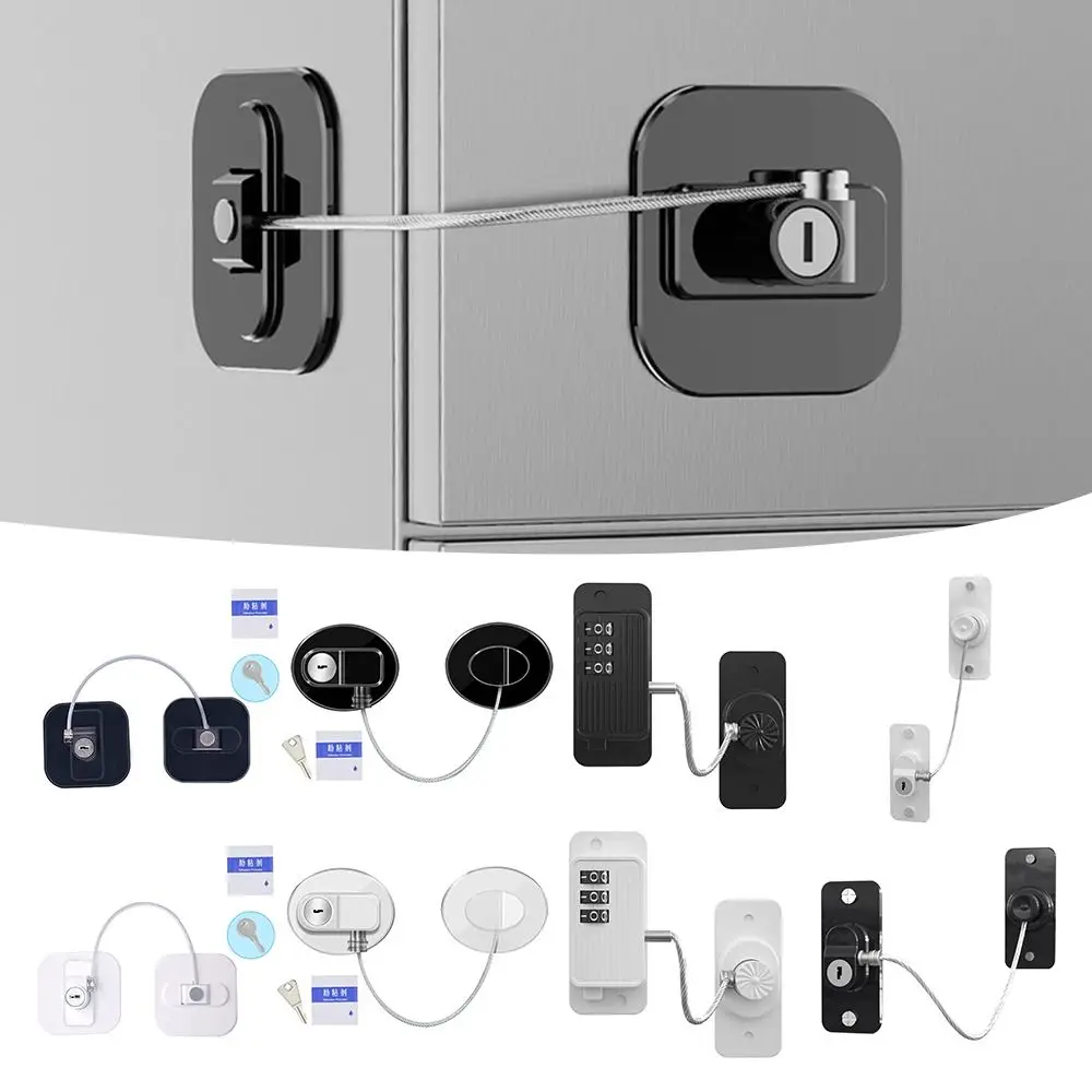 

Strong Fixation Window Lock Digital Password Unisex Protection Refrigerator Door Lock Safety Lock Cabinet Lock