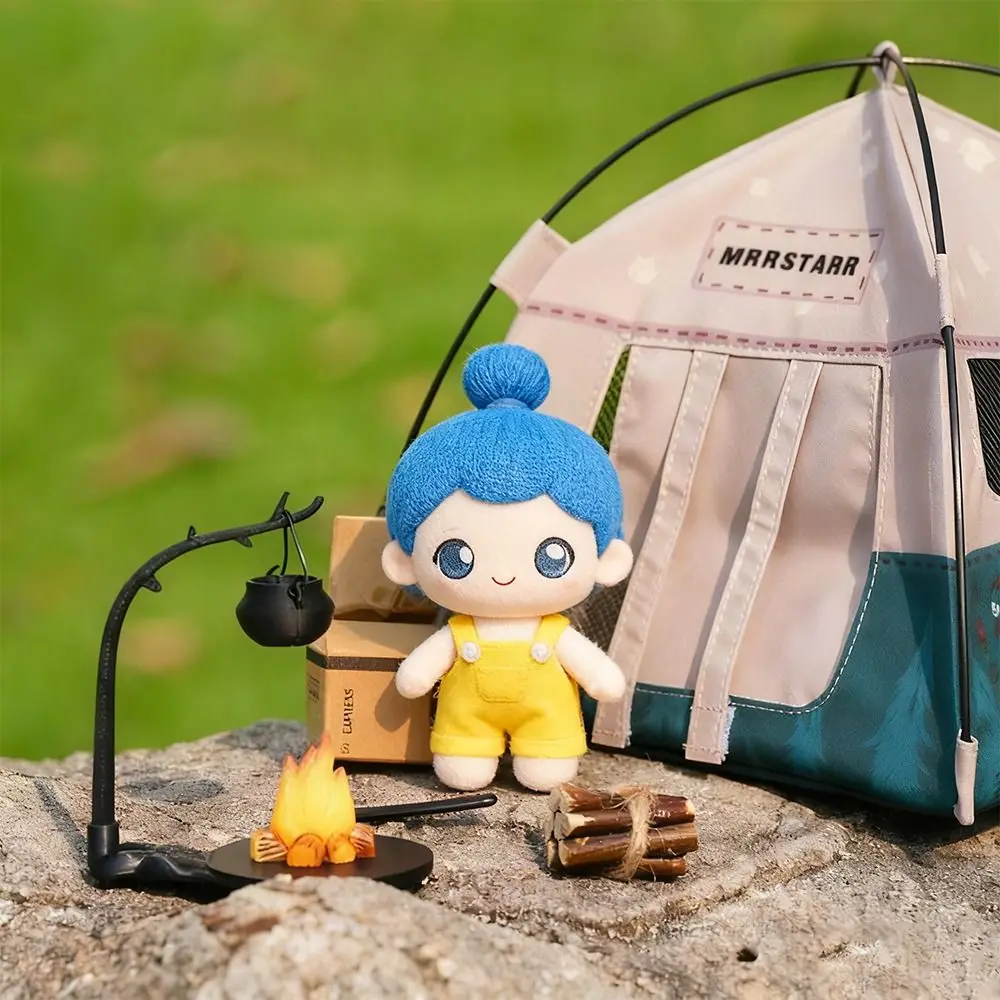 Model 1:12 Scale Camping Tent Model Simulated Oxford Cloth Dollhouse Miniature Mini Miniature Tent Dollhouse Ornament