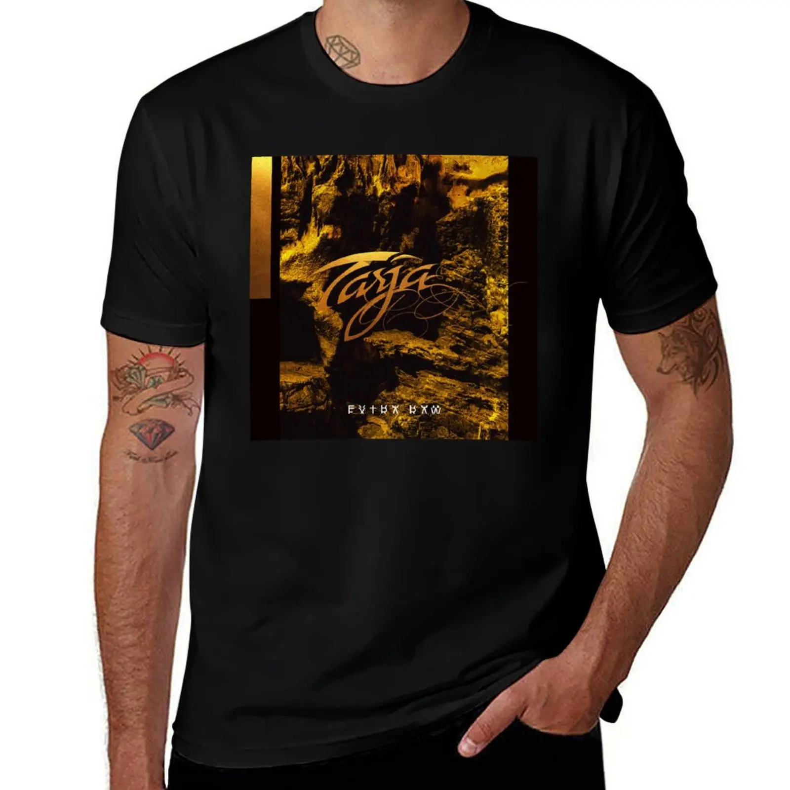 Tarja - Extra Raw album 2020 T-Shirt summer 2025 blue archive Anime t-shirt mens funny t shirts