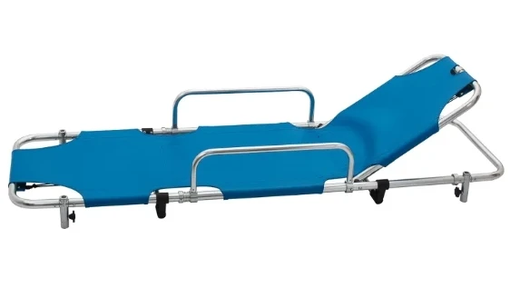 Adjustable Stretcher Foldable Ambulance Stretcher Trolley For Hospital Emergency Transfer Patient