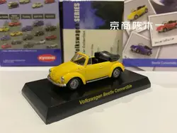 1:64 KYOSHO VW Volkswagen  Beetle Convertible Collection die cast alloy trolley model ornaments gift