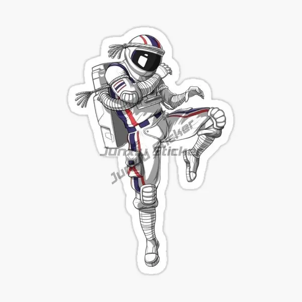 Taekwondo Combat Boxing Creative PVC Car Stickers Accessories Bicycle Helmet Window Wall Decal Customizable Size