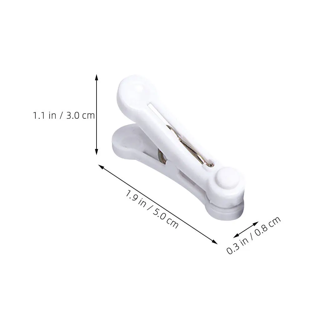 48Pcs Windproof Plastic Clothes Clips Ergonomic No-Trace Garment Clamps for Socks Towels Delicates Balcony Garden Laundry