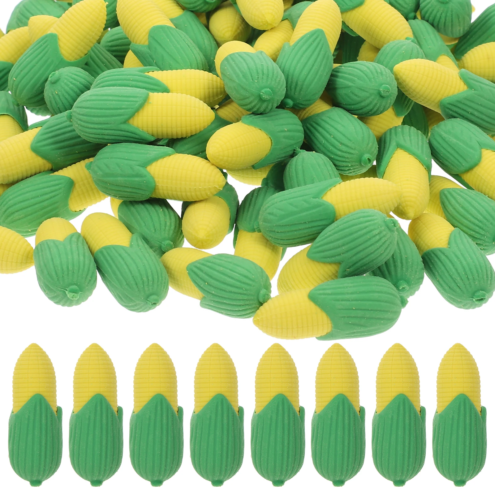 100 stücke Radiergummi Kawaii Mini Radiergummis Miniatur TPR Schreibwaren Bürobedarf Kawaii Gummi Radiergummis Schreiben Student Werkzeuge