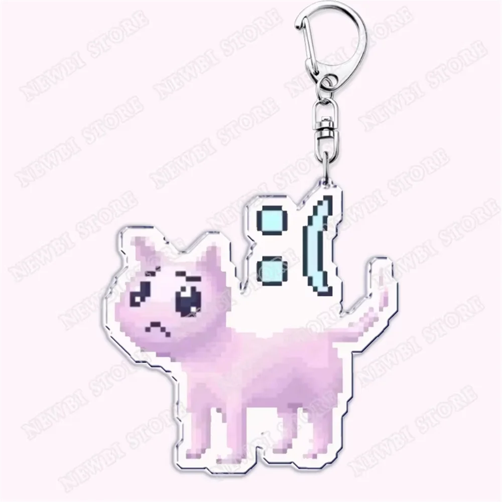 6CM Anime Needy Glrl Overdose Acrylic Keychain Stand Model Ornament Accessories Goods Christmas Gifts