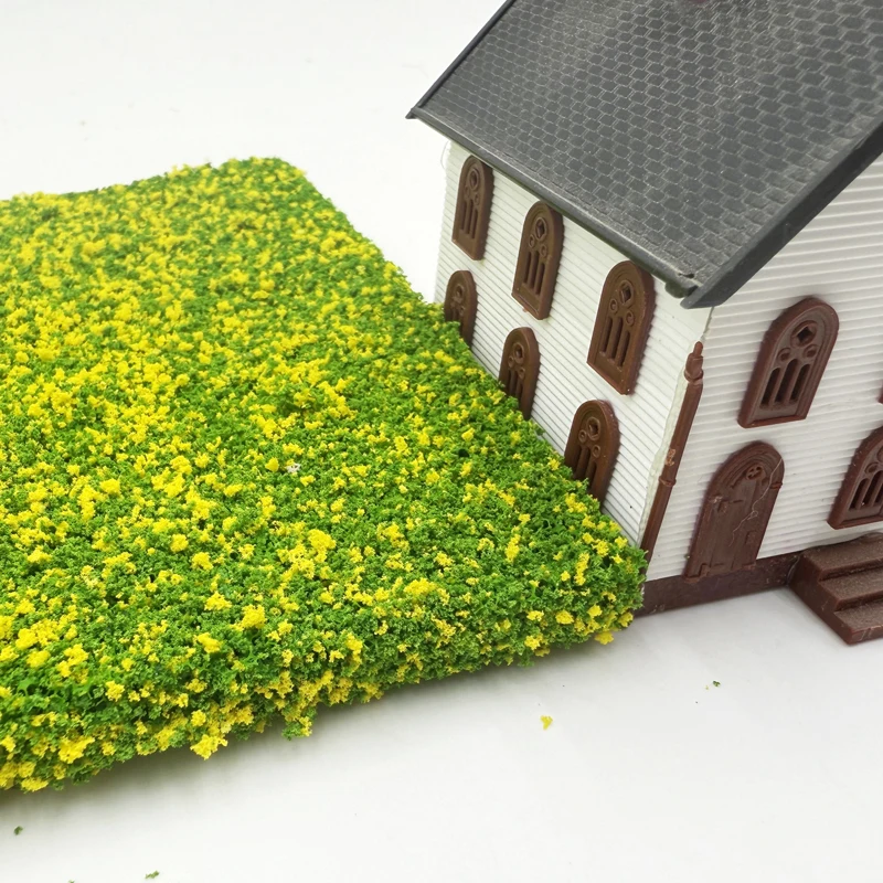 30*50cm Diy Handmade Miniature Sand Table Material Micro Landscape Sponge Lawn Green Simulation Fake Shrub Hedge Greening Model