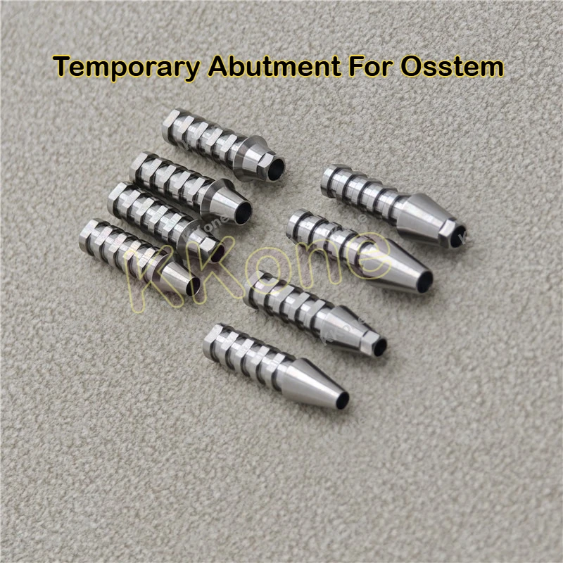 

10Pcs Dental Implant Temporary Abutment For Osstem System Titanium Alloy Restoration Accessories