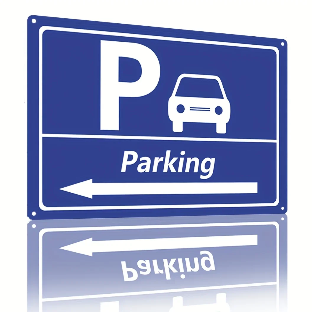 1pc for The Left Side Parking Area Signage, Including Guidance, And Directional Signs, As Well As The Design, Manufacturing