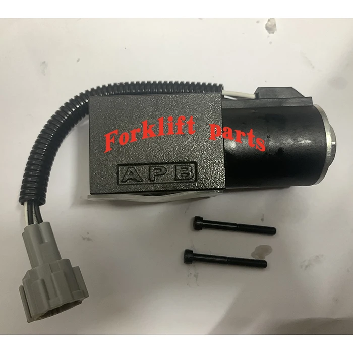 Forklift parts FD20/30-16 generation automatic wave box 12V solenoid valve for KOMATSU OEM 3EB-15-58610