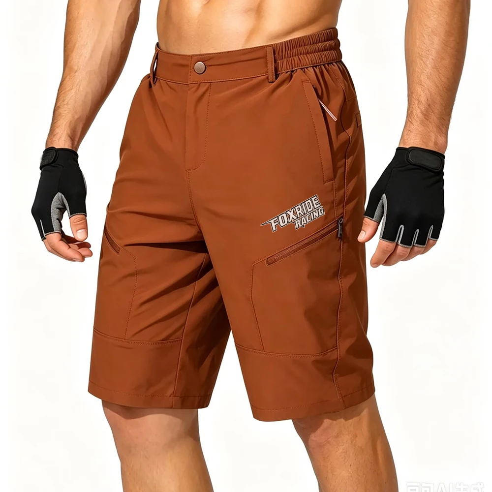 FOXRIDE RACING Herren Fahrradhose MTB Downhill Bike Shorts Para Hombre Straßenfahrhose Cargo-Hose Enduro Mountainbike-Hose