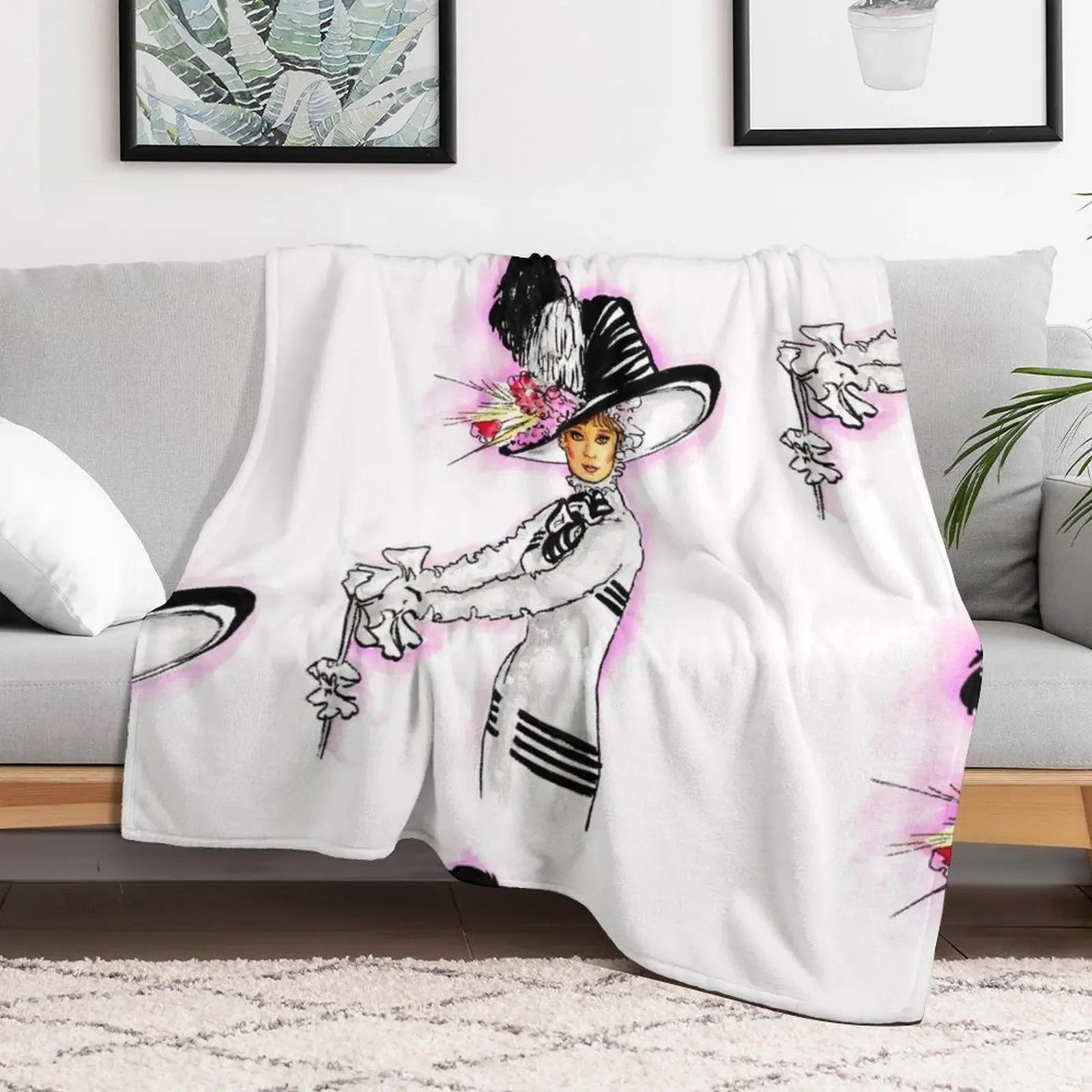 Audrey Hepburn Throw Blanket Luxurious Soft Blanket Holiday Gift for Family