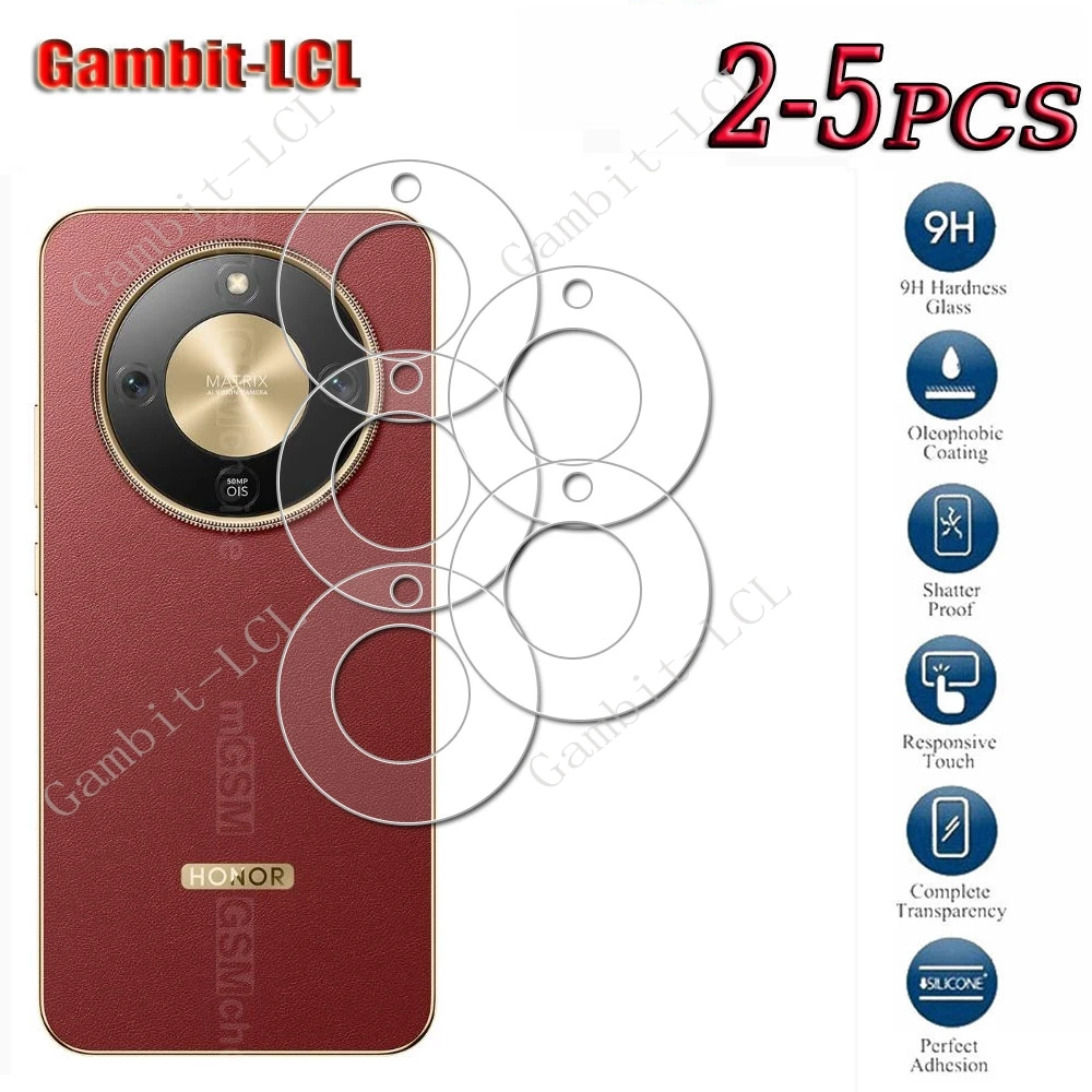 2PCS-5PCS 3D 9H HD Tempered Glass For Honor X9d 5G HonorX9d5G HonorX9d HonorX70 X70 Camera Lens Protector Cover Film