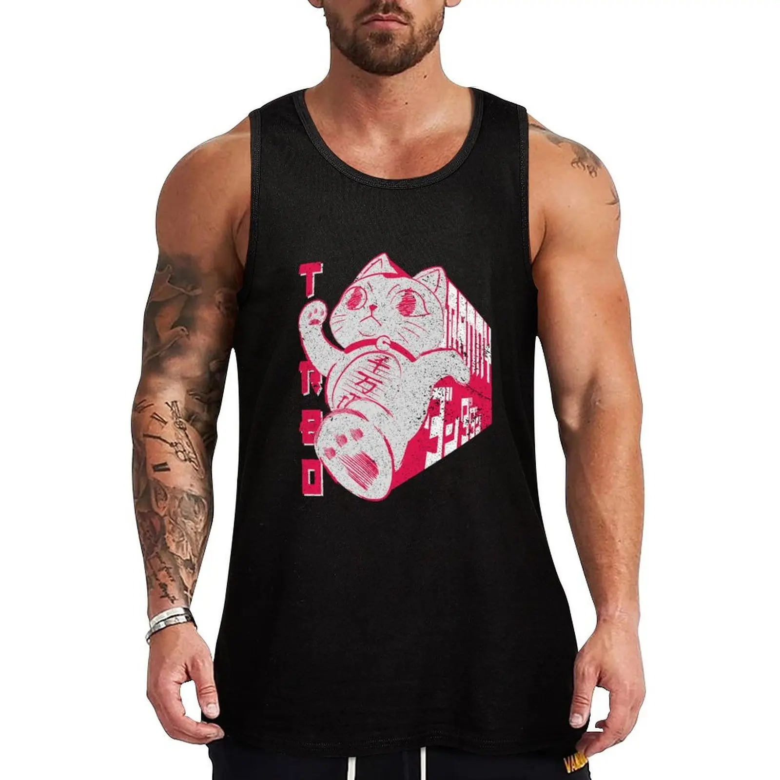 DANDADAN: TURBO GRANNY RUN (GRUNGE STYLE) Tank Top High Stretch Tank Top Athletic Fit Workout Shirt