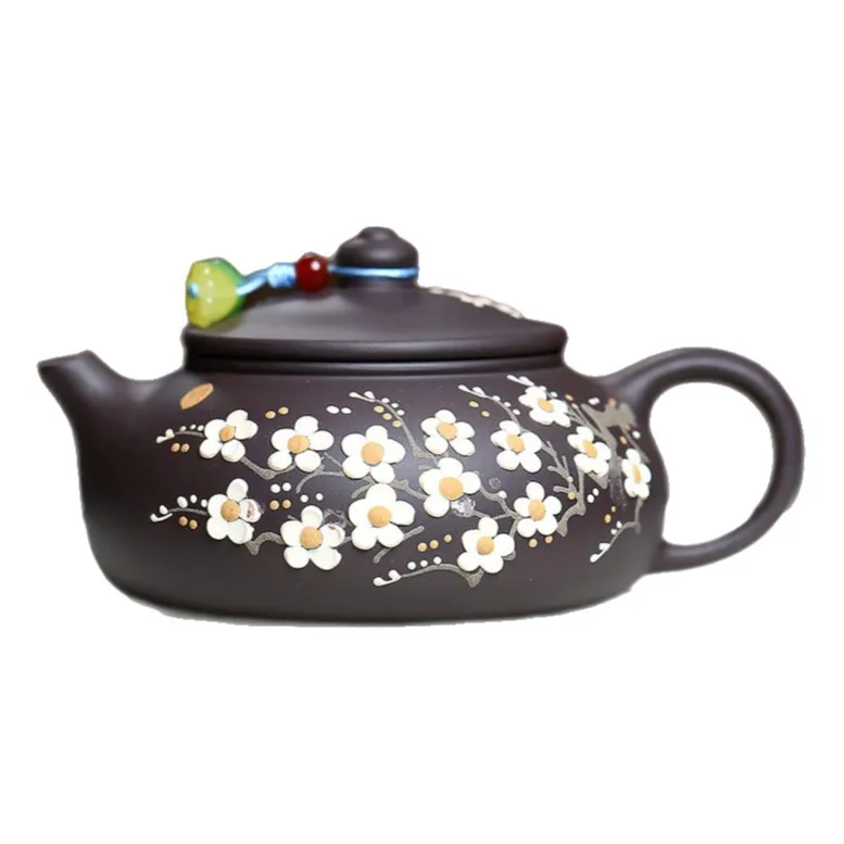 Teapot One Piece Wholesale Yixing Zisha Pot Raw Ore Black Mud Handmade Aogu Hanmei Kung Fu Tea Set Household Brewing Teapot