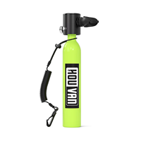 HOUVAN 0.5L Diving Tank with lanyard Mini Scuba Diving Equipment Divng Cylinder For Underwater Exploration Outdoor Traveling