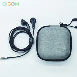 QIGOM S300 300OHMS HIFI BLACK CABLE DIY HEADPHONES resistance flat head 15.4mm unit