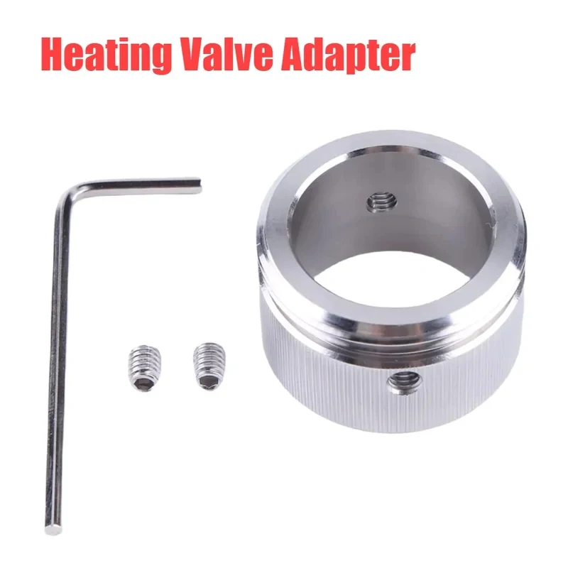 304 Stainless Steel Heating Valve Adapter with Strips RA Valve Convert to M30x1.5 Radiator Thermostat Head Fitting Accessory