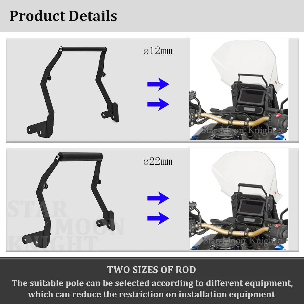 For HONDA CRF1100L AFRICA TWIN ADVENTURE SPORTS 2020 Motorcycle Stand Holder Phone Mobile Phone GPS Navigation Plate Bracket