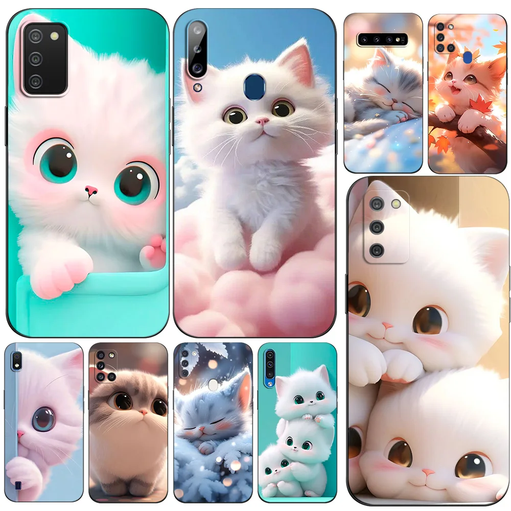 Black tpu Case For Samsung galaxy j1mini J3 J5 J7 2015 2016 2017 PRIME NEO MINI Cat