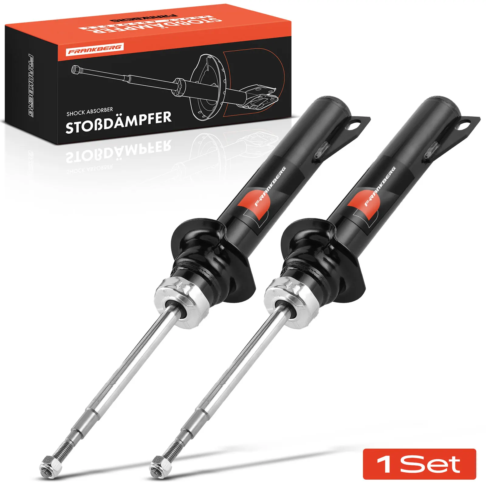 Frankberg 2x schokdemper vooras voor Alfa Romeo 159 939 159 Sportwagon Brera Spider 2005-2012 50708739 50706418 50705360
