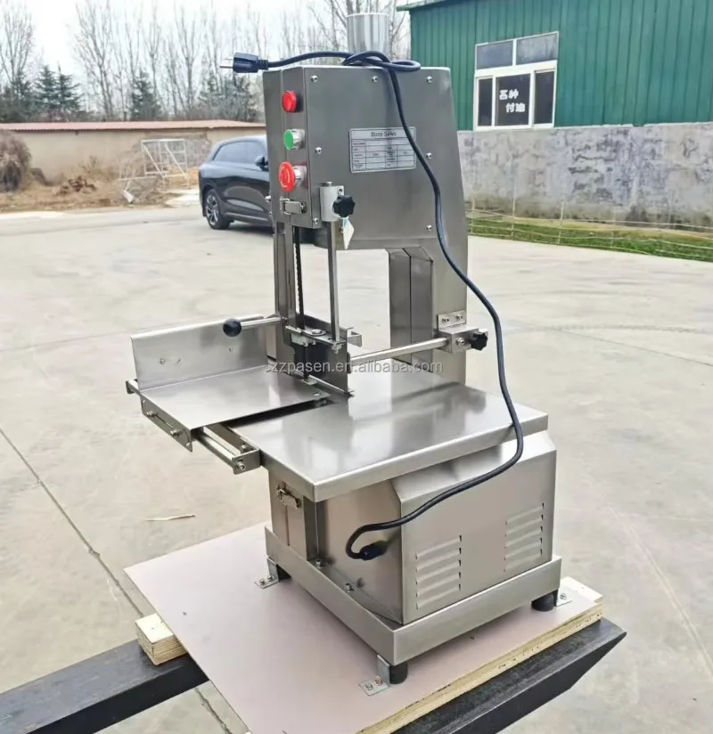 1500W Motor Beef Meat Cutting Knife Bone Saw Electric Commercial Bone Saw Machine Frozen Meat Pork Cow Beef Cutter