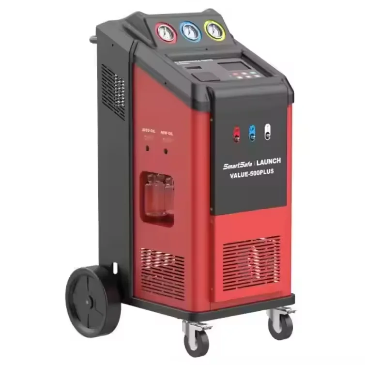 Fully Automotive Air Conditioning Servicing Machine Value-500 Plus R134a Refrigerant Recovery Unit AC Recovery Tool