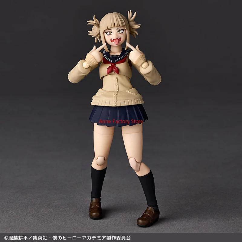 نموذج شخصيات أصلية من Kaiyodo Amazing Yamaguchi Revoltech NR072 My Hero Academia Himiko Toga متوفر في المخزون