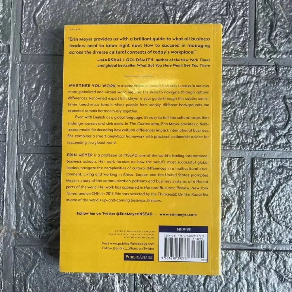 The Culture Map by Erin Meyer Decoding How People Think,Lead And Get Things Done Paperback Book in English view 2