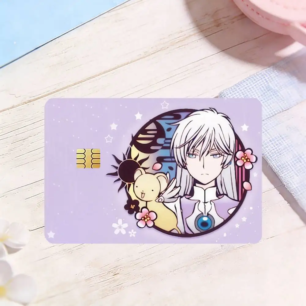 C-Cardcaptor Sakura HD Waterproof Card Skins Protective Stickers for Credit Bank Game Cards
