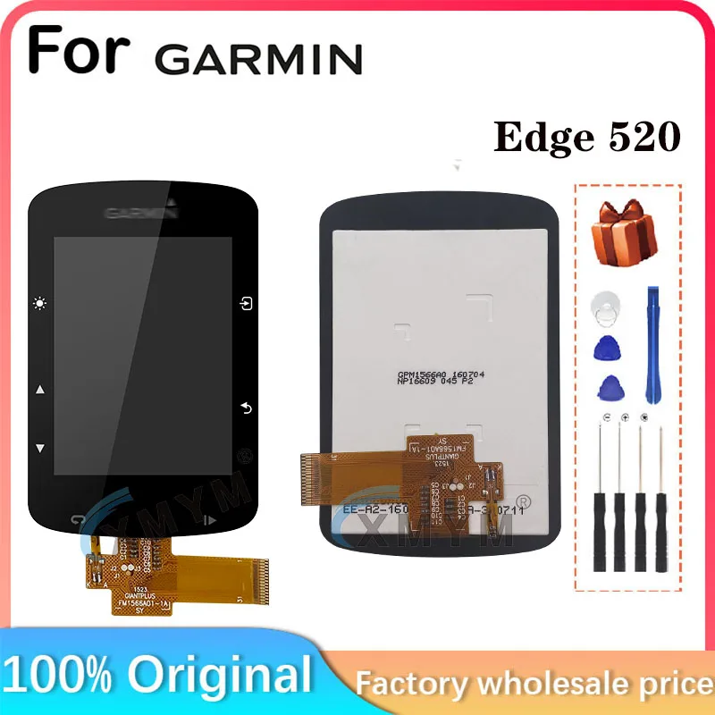 

For Garmin Edge 520 520j 520 Plus Bike GPS LCD Screen Display For Garmin Edge 520 LCD Display With Touch Screen Replace Parts