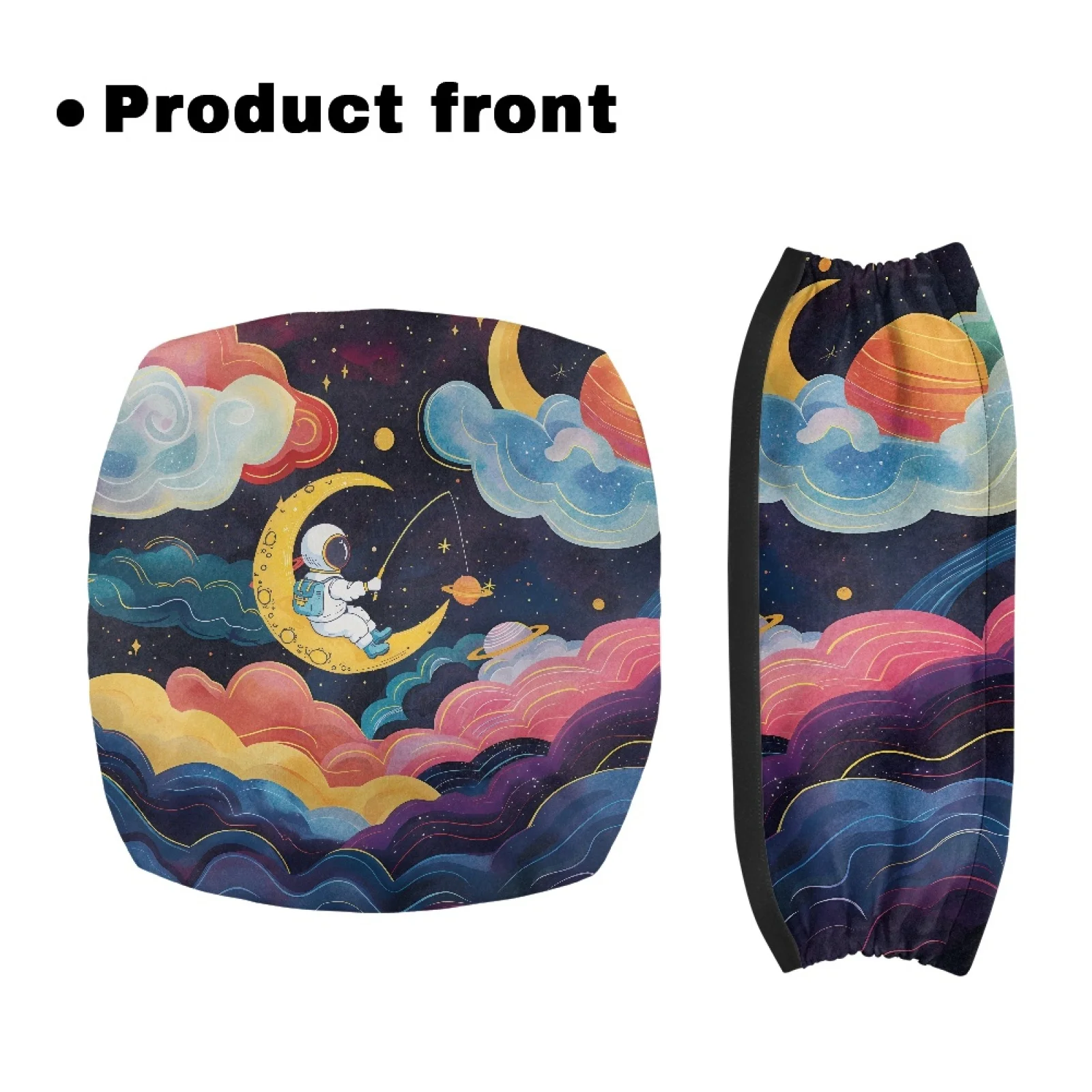 Coloranimal Adjustable Backrest Covers Easy Install 2PCS Walker Seat Cushion for Family for Outdoors Moonlit Angling