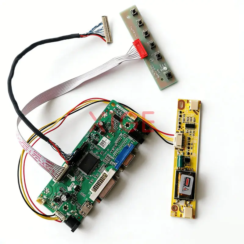 

Drive Board Fit HSD170MGW1-B00 LM171WX3-TLA1 LM171WX3-TLC1 HSD170MGW1-A00 2-CCFL VGA DVI HDMI 1440*900 30 Pins LVDS 1440x900 Kit