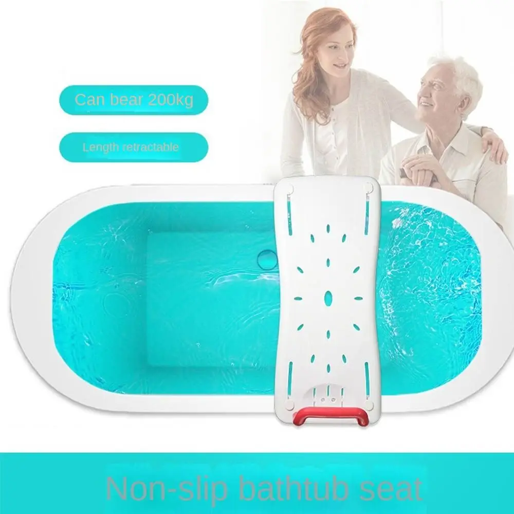 

С ручкой Доска для душа для ванны с закругленными углами Нескользящая скамейка для ванны Регулируемая доска для сидения для ванны Использование душа