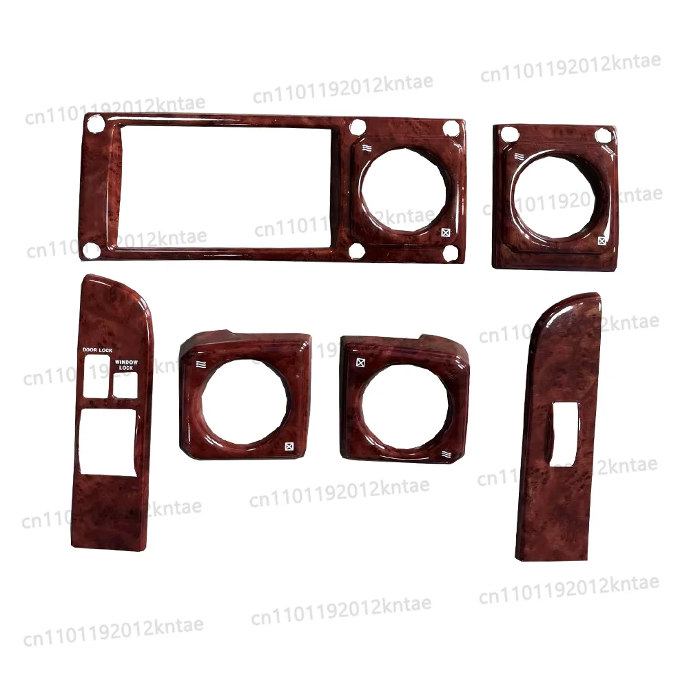 6PCS Interior Dashboard Wooden Trims 1984-2006 Accessories