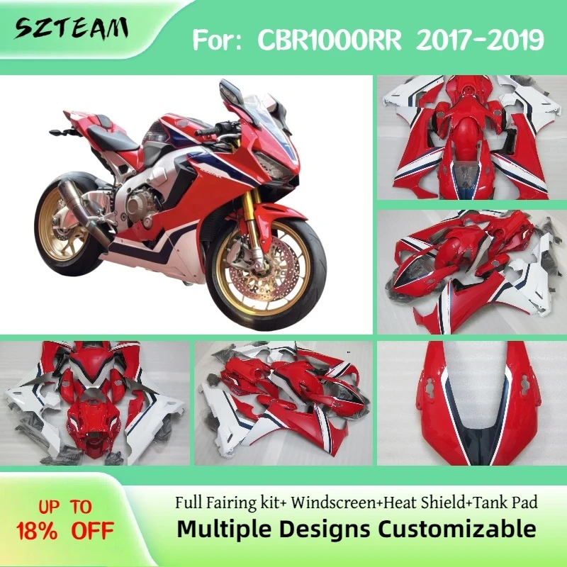 For Honda CBR1000RR 2017 2018 2019 Fairings Kit CBR 1000RR 17 18 19 ABS Motorcycle Body Cover Fairing Set