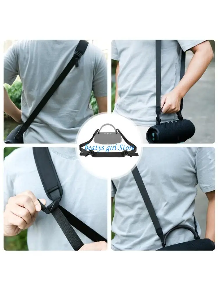 

C7AB Nylons Shoulder Carriers for Charge6 Speakers Expanded Padding Surfaces NonSlip Backing Clip