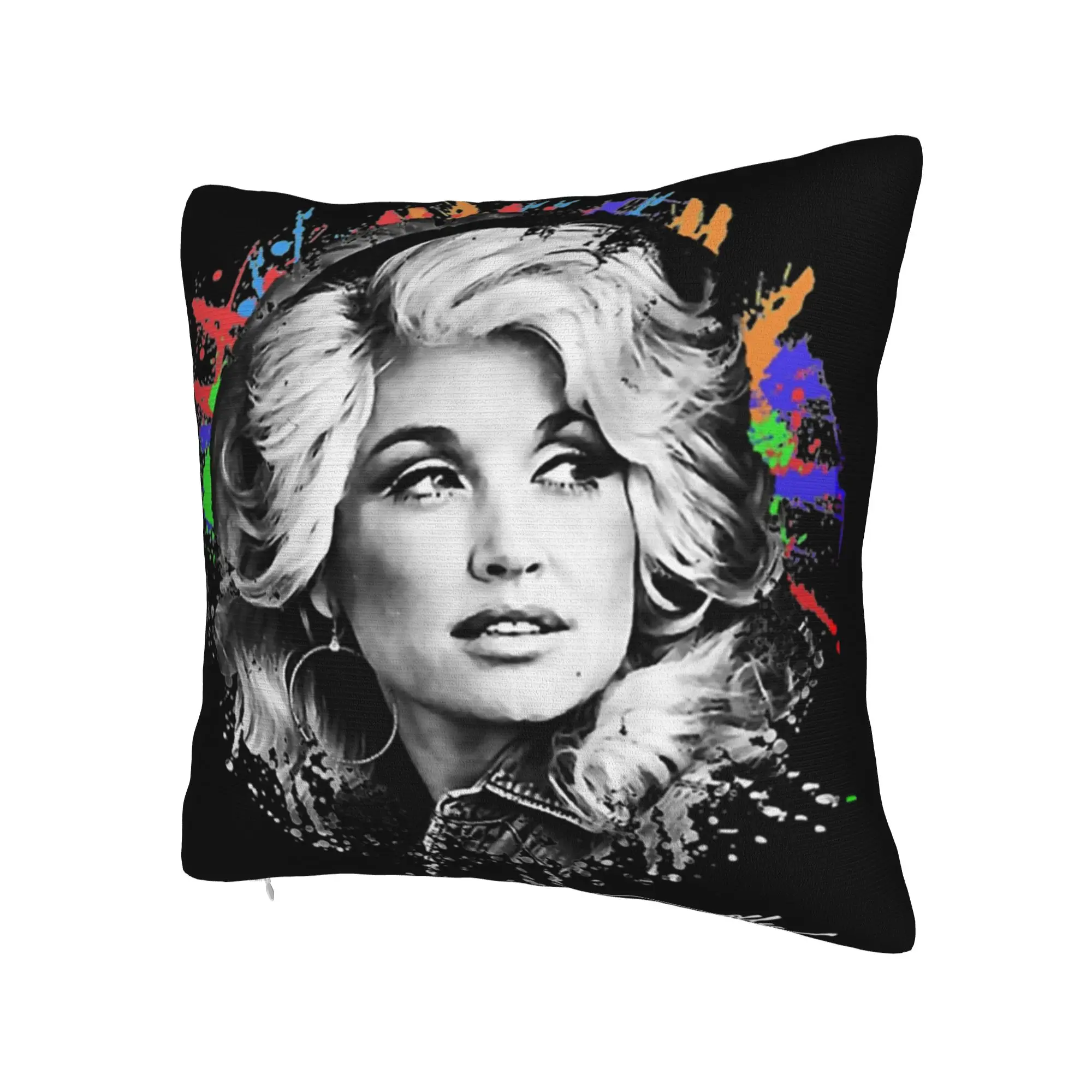 Decorative Pillow Covers RIP Dolly Parton Stuff Seater  Pillow Case Cover Square Style Multi-Size