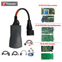 Car Diagnostic Too Full Chips Lexia3 PP2000 Diagbox V9.91 V9.85 V7.83 For Peugeot Citroen Lexia 3 V48/V25 OBD2 Scanner Cables