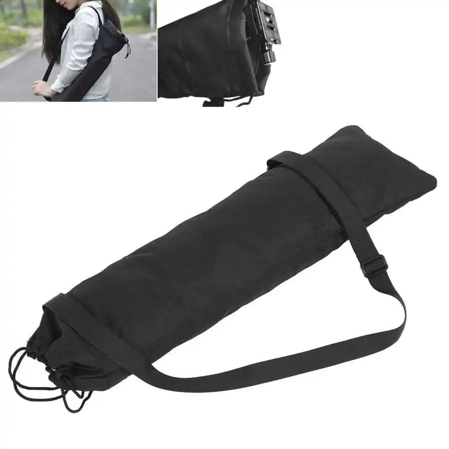 Borsa Per Treppiede In Nylon Resistente, Custodia Per Trasporto E Protezione Di Treppiedi, Monopiedi E Supporti Luce, Con Tracolla Singola, Misura S, Colore Nero