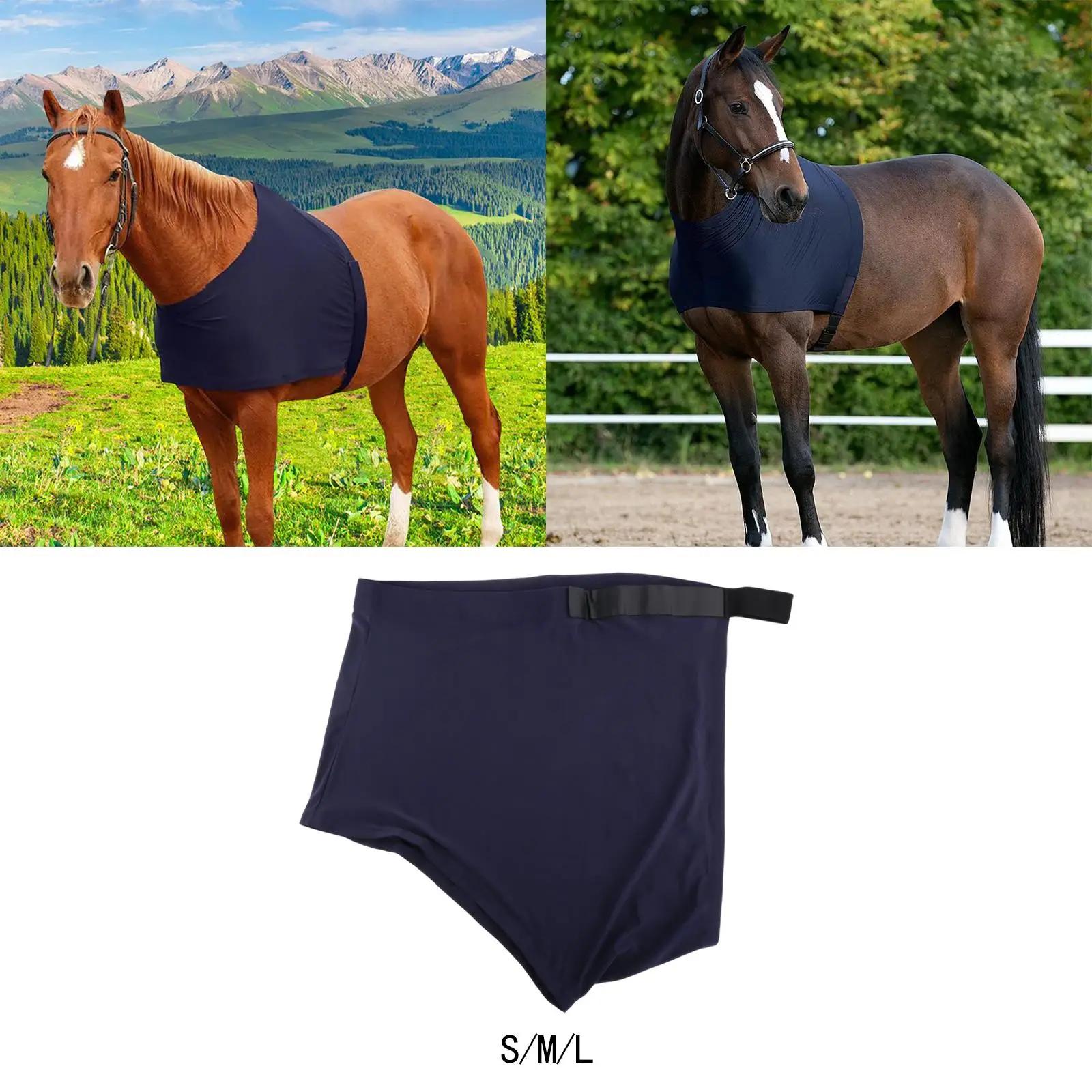 

Защитный жилет для лошади: эластичный, портативный, из спандекса, многоразовый, легкий, дышащий, быстросъемный, для защиты груди и плеч