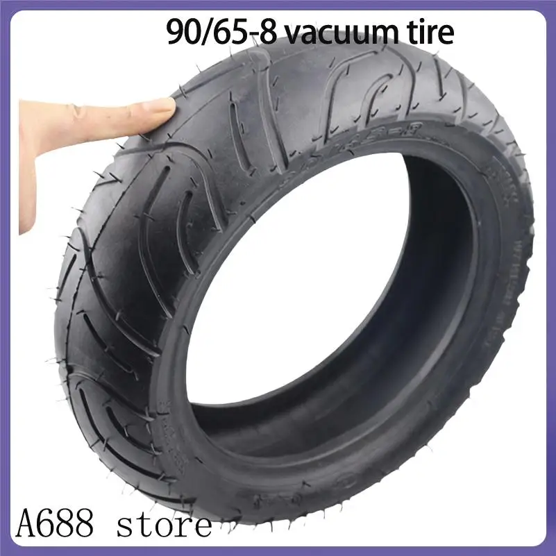 

High-quality 8-inch 90/65-8 vacuum tubeless tire for electric and kick scooters, durable and reliable.