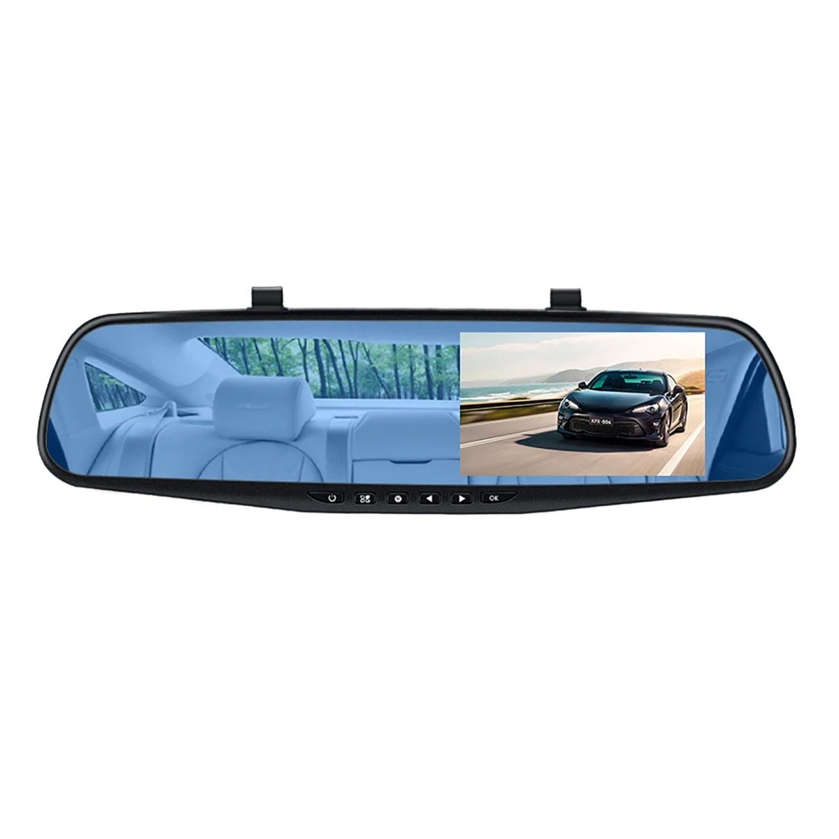 

4.3 Inch Car DVR Video Recorder Dash Cam Full HD 1080P Mirror Cam 170 Wide Angle Car Dvr Camera Rear View Dashcam