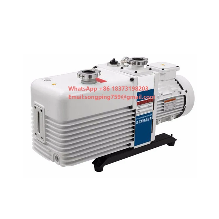High-speed Double Stage Rotary Vane Vacuum Pump with Exhaust Filter for Lab